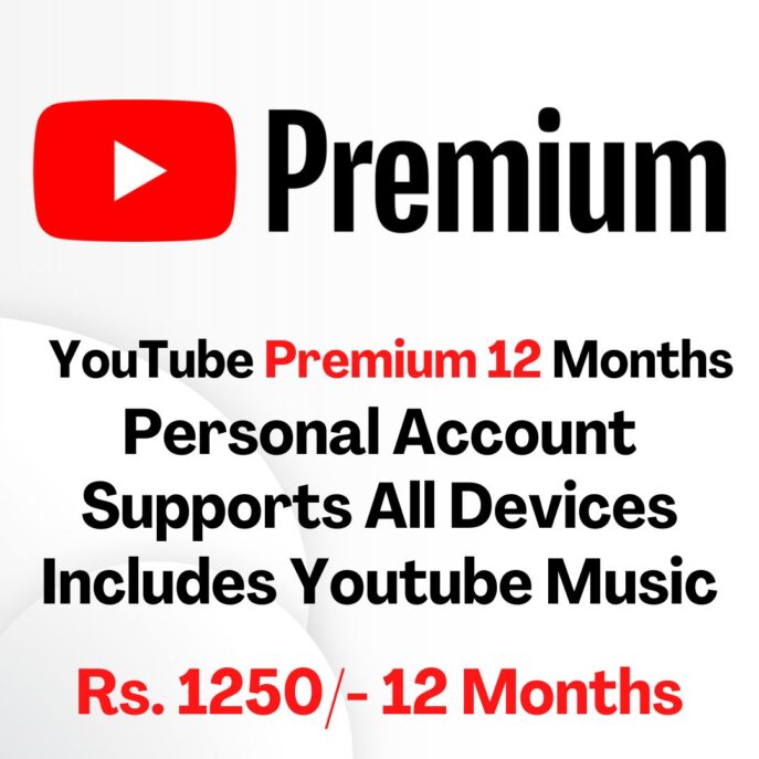 YouTube Premium 12 Months